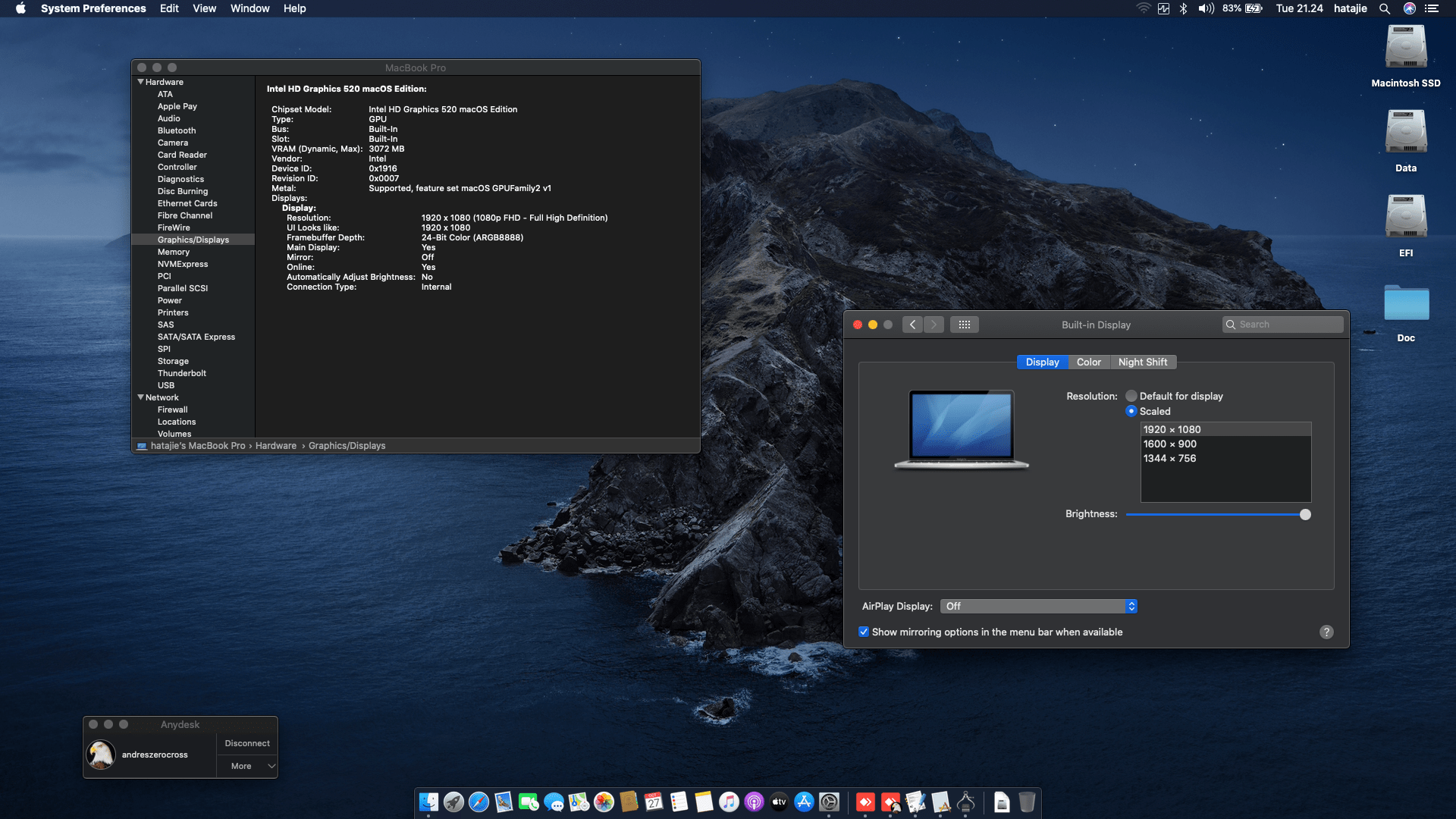 Lenovo Thinkpad T460 2nd [SkyLake   Intel HD 520]   OpenCore 7